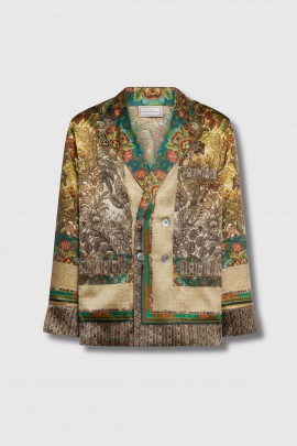 Veste chemise en soie