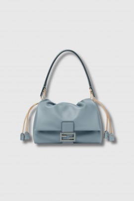 Sac Mamma baguette medium ciel