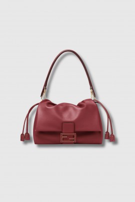 Sac Mamma baguette medium bordeaux