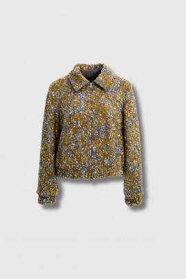 Silver embroidered jacket