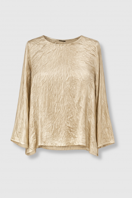 Golden silk Flaubert top
