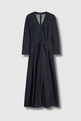 Ambra navy blue maxi dress