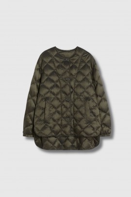 Khaki quilted Softd jacket
