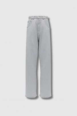Grey jersey jogging trousers