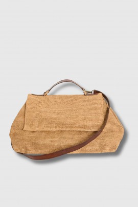 Sac Lahady Tea en raphia naturel