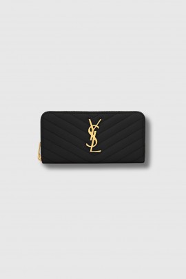 Grand Portefeuilles zippé Cassandre doré