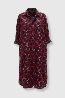 Robe Jumbo Réversible léopard