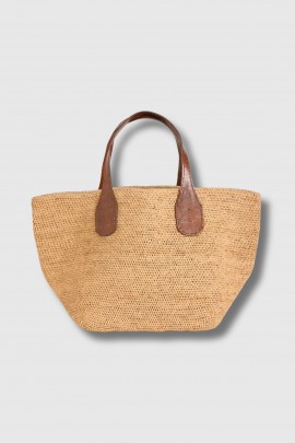 Sac Tokyo Tea en raphia naturel