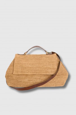 Sac Lahady Tea en raphia naturel