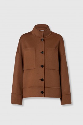 Veste Ranna en laine noisette