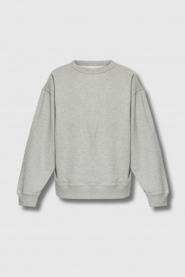 Melange grey jersey sweatshirt