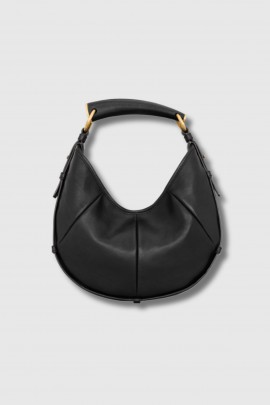 Sac Mombasa en cuir noir 