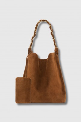 Sac Amalia en daim camel 