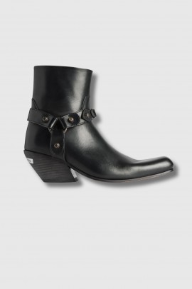 Black Memphis cowboy boots
