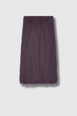 Jupe Sokna à franges mauve aubergine