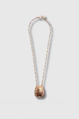 Collier Lady Scarabé doré 