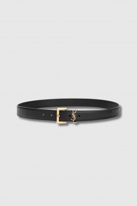 Cassandre black belt with gold logo