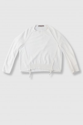 Ice White Cashmere Sweater