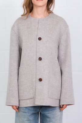 Elika reversible pink and grey jacket