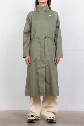 Trench long imperméable Barbrein kaki