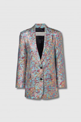 Blazer Basti floral jacquard multicouleurs 
