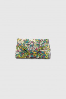 Multicolour jewelry clutch bag