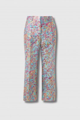 Paloma brocade printed trousers