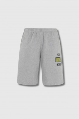 Bermuda en jersey gris 