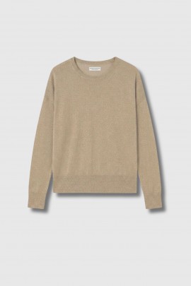 Gold metallic lightweight sweater