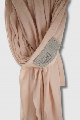 Echarpe 710 en cachemire rose 
