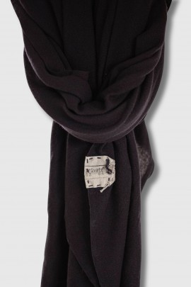 710 45 Blu Navy Blue Cashmere Scarf
