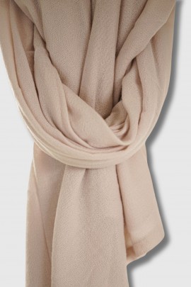 710 41 Zero Scarf in Ecru Cashmere
