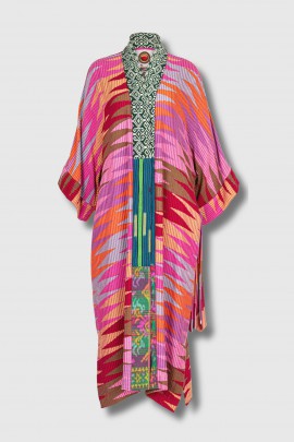 Kimono Dua Kemboja multicouleurs 