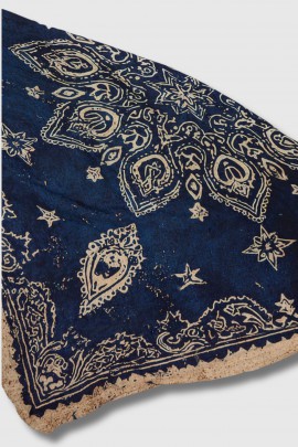 Bandana imprimé bleu 