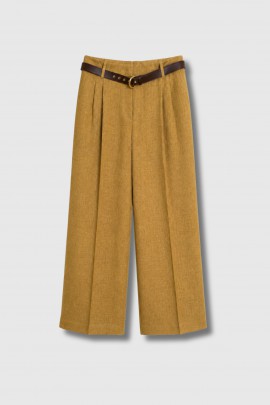 Tsumero Olive Green Pleated Pants