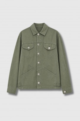 Veste Maskix en denim kaki