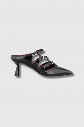 Simone 01 Black Shiny Pumps