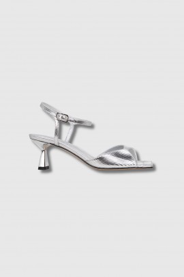 Mabel 15 Disco Silver Pumps