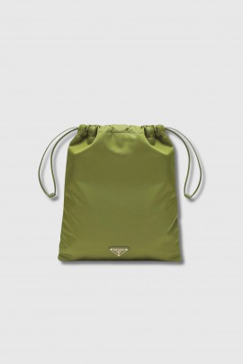 Pochette Wish en nylon vert lierre