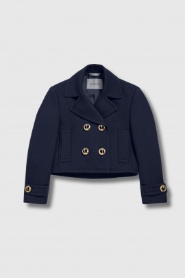 Navy wool Peacoat jacket