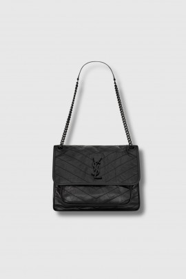 Sac Niki noir ton sur ton