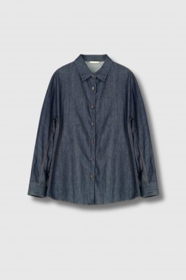 Chemise Casio Den en denim  bleu 