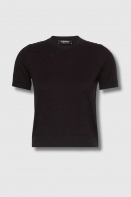 Pull Giulietta manches courtes noir 