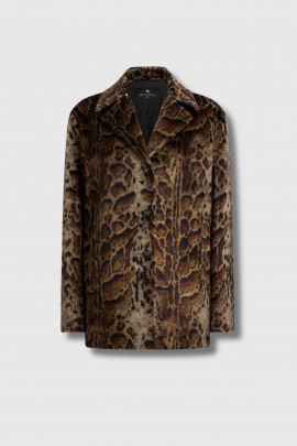 Leopard-print jacket
