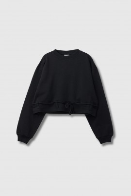 Sweatshirt Hasterfiela en jersey noir 