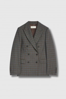 Blazer Barrysta ? carreaux marron 