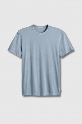 Classic Blue Cotton T-Shirt