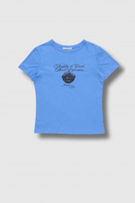 Eram F Nobel Logo Blue T-shirt