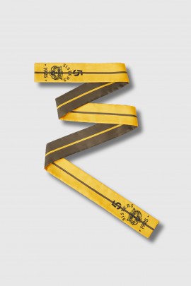 Yellow Stampa Football ribbon