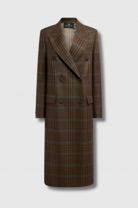 Prince of Wales check coat